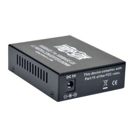 Eaton Tripp Lite Series 10/100/1000 Lc Multimode Fiber To Ethernet Media Converter, 55