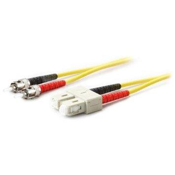 Add-on Addon 1m St To Sc Yellow Os2 Duplex Ofnr (riser-rated) Smf Fiber Patch Cable