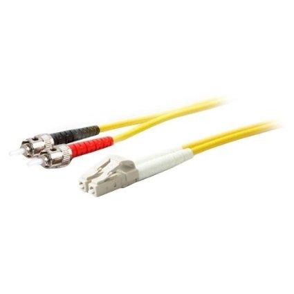 Add-on Addon 1m St To Lc Yellow Os2 Duplex Ofnr (riser-rated) Smf Fiber Patch Cable