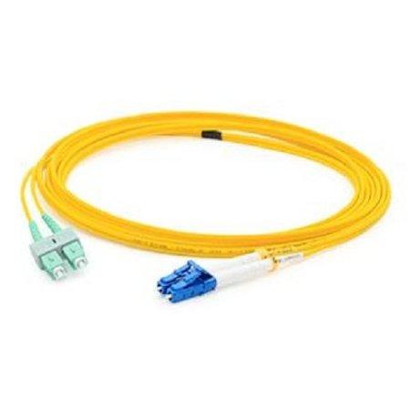Add-on Addon 5m Asc To Lc Yellow Os2 Duplex Ofnr (riser-rated) Smf Fiber Patch Cable