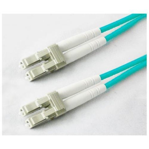 Add-on Addon 12m Lc To Lc Aqua Om3 Duplex Ofnr (riser-rated) Fiber Patch Cable