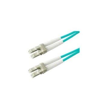 Add-on Addon 20m Lc To Lc Aqua Om3 Duplex Ofnr (riser-rated) Fiber Patch Cable