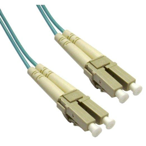 Add-on Addon 4m Lc To Lc Aqua Om4 Duplex Ofnr (riser-rated) Fiber Patch Cable