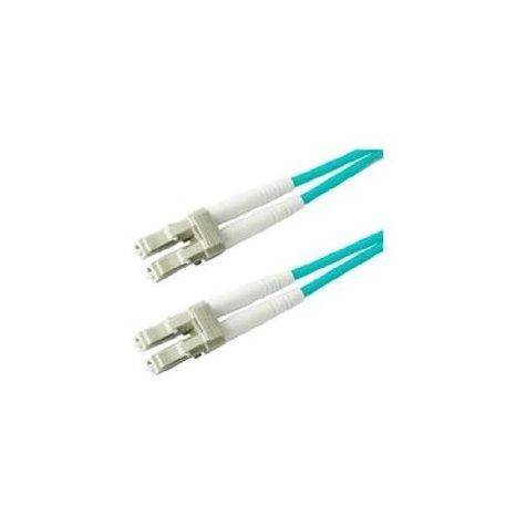 Add-on Addon 6m Lc To Lc Aqua Om3 Duplex Ofnr (riser-rated) Fiber Patch Cable