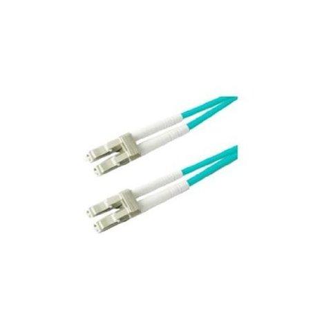 Add-on Addon 9m Lc To Lc Aqua Om3 Duplex Ofnr (riser-rated) Fiber Patch Cable