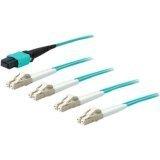 Add-on Addon 10m Mpo/upc To 4xlc Duplex (8xlc)/upc Aqua Om3 Ofnr (riser-rated) 8-strand