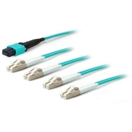 Add-on Addon 15m Mpo/upc To 4xlc Duplex (8xlc)/upc Aqua Om3 Ofnr (riser-rated) 8-strand