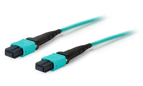 Add-on Addon 15m Mpo/upc To Mpo/upc Aqua Om3 Ofnr (riser-rated) 12-strand Fiber Patch C