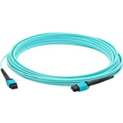 Add-on Addon 1m Mpo/upc To Mpo/upc Aqua Om4 Ofnr (riser-rated) 12-strand Fiber Patch Ca