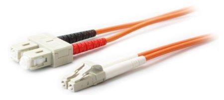 Add-on Addon 5m Sc To Lc Orange Om1 Duplex Ofnr (riser-rated) Mmf Fiber Patch Cable