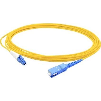 Add-on Addon 5m Sc To Lc Yellow Os2 Simplex Ofnr (riser-rated) Smf Fiber Patch Cable