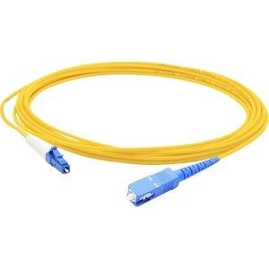 Add-on Addon 6m Sc To Lc Yellow Os2 Simplex Ofnr (riser-rated) Smf Fiber Patch Cable
