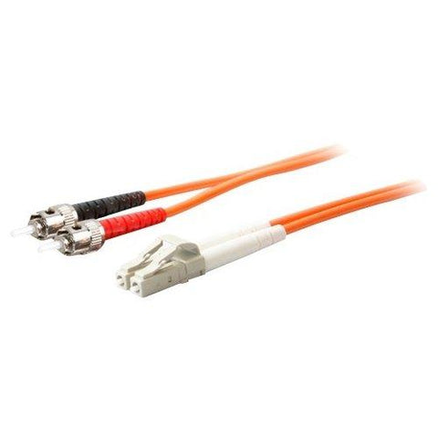 Add-on Addon 3m St To Lc Orange Om1 Duplex Ofnr (riser-rated) Mmf Fiber Patch Cable