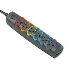 Kensington Computer Smartsockets Premium Surge 6 Outlet 8ft