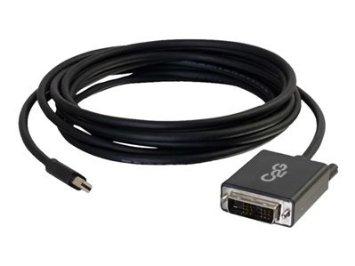 C2g Adapter Cable - Mini Displayport Left Connector - Male Left Gender - Dvi-d Right