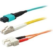 Add-on Addon 6m St To Lc Aqua Om3 Duplex Ofnr (riser-rated) Fiber Patch Cable