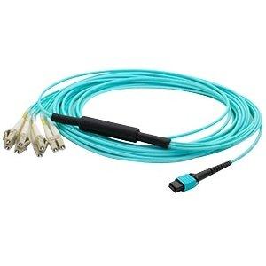 Add-on Addon 3m Mpo/upc To 4xlc Duplex (8xlc)/upc Aqua Om3 Ofnr (riser-rated) 8-strand