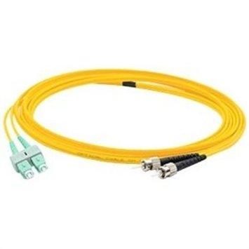 Add-on Addon 2m Asc To St Yellow Os2 Simplex Ofnr (riser-rated) Smf Fiber Patch Cable