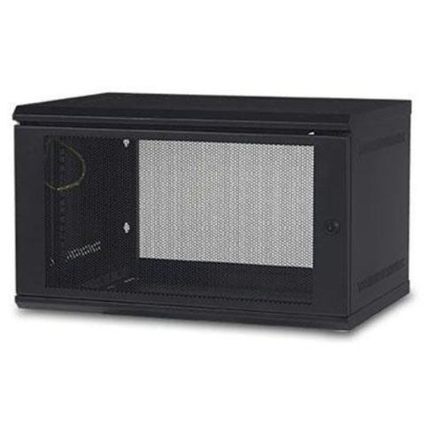 Apc By Schneider Electric Apc Netshelter 6u Wallmount Rack Enclosure Cabinet, Single Hinged, Switch Depth,