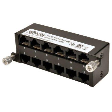 Eaton Tripp Lite Series Cat6a Pass-through Cassette - (x12) Rj45