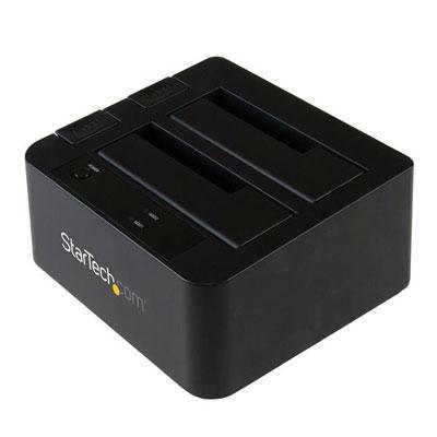 Startech Dual-bay Hard Drive Dock For 2.5in / 3.5in Sata Drives;  Sata Iii (6.0 Gbps) Hdd