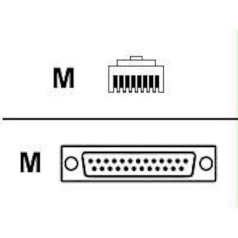 Digi International Digi 48 Rj-45/db-25m Crossover Cable(1