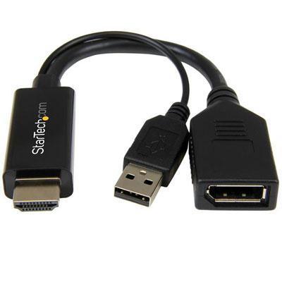 Startech The Active Hdmi To Displayport Adapter Offers Plug-and-play Installation, Provid