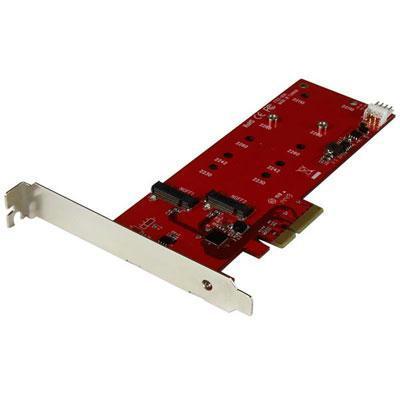 Startech Add Two Next Generation Form Factor (ngff) M.2 Sata Ssds To A Computer Through P