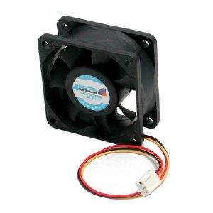 Startech Fan - Plastic - Black - Dual Ball Bearing Design. 3-pin Connector With Tachomete
