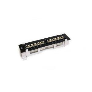 Startech 1u 12 Port Wall Mount Cat5e 110 Patch Panel - 45 Degree