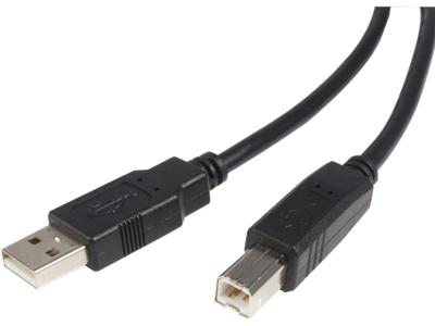 Startech Usb Cable - Usb 2.0 A Left Connector - Male Left Gender - Usb-b Right Connector