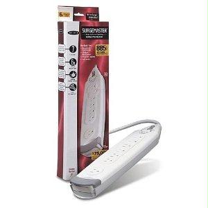 Belkin International Inc 7-outlet Home Series Surgemaster, Surge, White