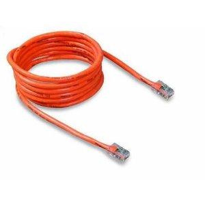Belkin International Inc 3ft Cat5e Patch Cable, Utp, Orange Pvc Jacket, 24awg, T568b, 50 Micron, Gold Pla