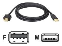 Eaton Tripp Lite Series Usb 2.0 Extension Cable - Usb A Left Connector - Male Left Gen