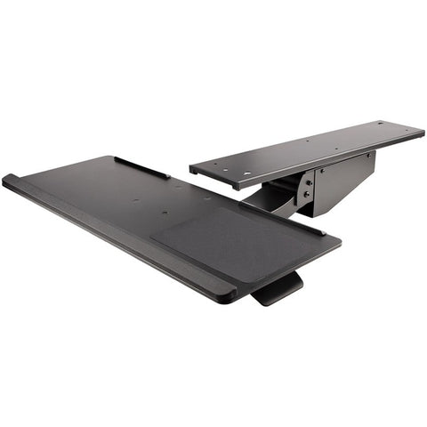 Under Desk Keyboard Tray, Height Adjustable Keyboard and Mouse Tray (10" x 26"), Ergonomic Computer Keyboard Tray w-Mouse Pad