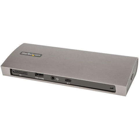 StarTech.com Thunderbolt 4 Dock, 96W Power Delivery, Single 8K - Dual Monitor 4K 60Hz, 3x TB4-USB4 ports, 4x USB-A, SD, GbE, 0.8m cable
