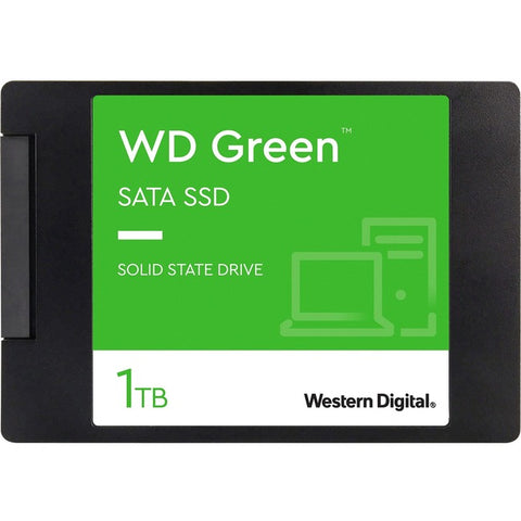 Western Digital Green WDS100T3G0A 1 TB Rugged Solid State Drive - 2.5" Internal - SATA (SATA-600)