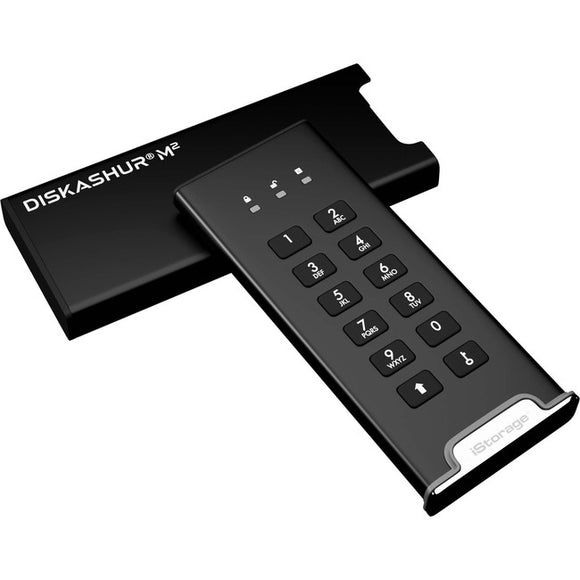 iStorage diskAshur M2 240 GB Portable Rugged Solid State Drive - M.2 2280 External - TAA Compliant