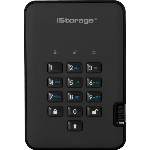 iStorage diskAshur2 5 TB Portable Rugged Hard Drive - 2.5