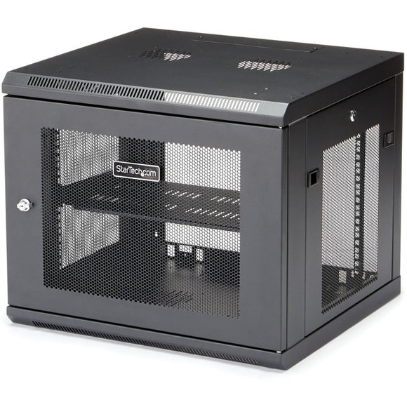 StarTech.com 9U Wallmount Server Rack Cabinet - Wallmount Network Cabinet - Up to 19 in. Deep