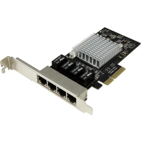 StarTech.com 4-Port Gigabit Ethernet Network Card - PCI Express, Intel I350 NIC - Quad Port PCIe Network Adapter Card w- Intel Chip - SystemsDirect.com