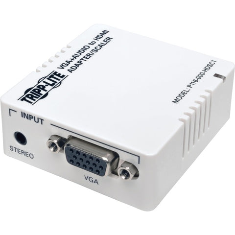 Tripp Lite VGA to HDMI Adapter Converter for Stereo Audio - Video White - SystemsDirect.com