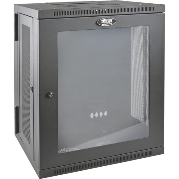 Tripp Lite 15U Wall Mount Rack Enclosure Server Cabinet w Hinged Acrylic Window - SystemsDirect.com