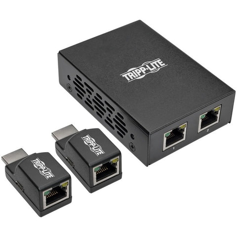 Tripp Lite 2-Port HDMI Over Cat5 Cat6 Extender Kit Power Over Cable, 1080p @ 60Hz TAA
