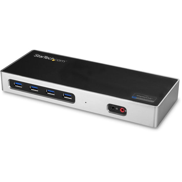 StarTech.com USB-C - USB 3.0 Docking Station - Compatible with Windows - macOS - Supports 4K Ultra HD Dual Monitors - USB-C - Six USB Type-A Ports - DK30A2DH