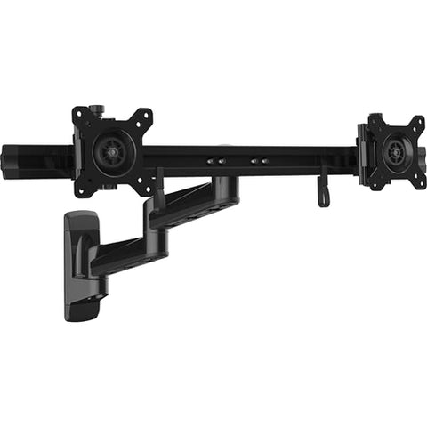 StarTech.com Wall Mount Dual Monitor Arm - Articulating Ergonomic VESA Wall Mount for 2x 24" Screens - Synchronized Adjustable Crossbar - SystemsDirect.com