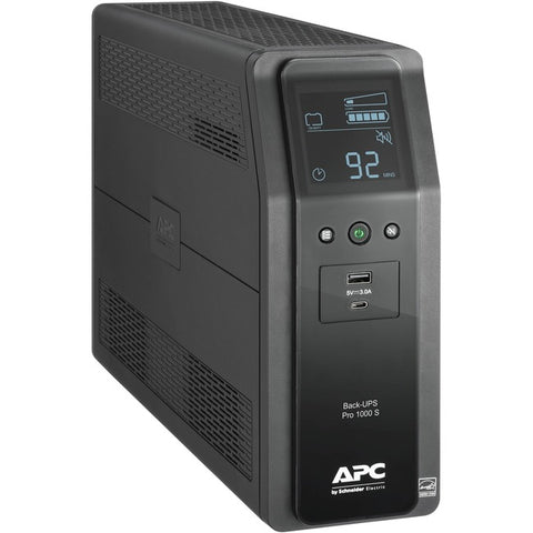 APC by Schneider Electric Back-UPS Pro BR1000MS 1.0KVA Tower UPS - SystemsDirect.com