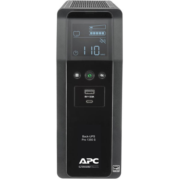 APC by Schneider Electric Back-UPS Pro BR BR1350MS 1350VA Tower UPS - SystemsDirect.com