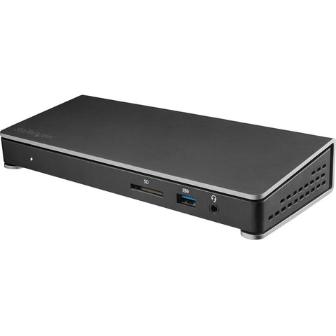 StarTech.com Thunderbolt 3 Dock - Dual Monitor 4K 60Hz TB3 Docking Station with DisplayPort - 85W Power Delivery, 6-Port USB 3.0, SD, GbE