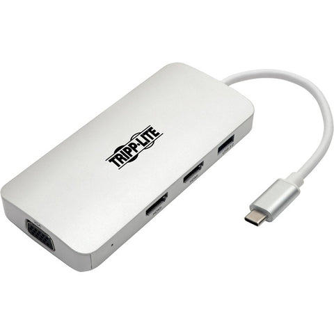 Tripp Lite USB C Docking Station w-USB Hub, 2x HDMI, VGA, PD Charging 1080p, USB Type C, USB-C, USB Type-C - SystemsDirect.com